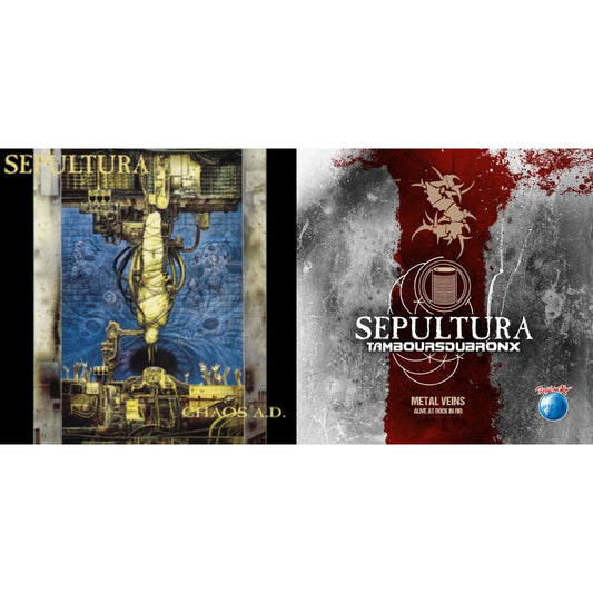 Sepultura - Chaos A.D. (Expanded Edition/2LP) & Metal Veins - Alive At Rock In Rio (Limited/2LP)