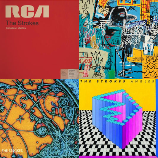 Strokes - Is This It & New Abnormal (180G/Clear Apet Slipcase/Dl Insert) & Angles (Gatefold) & Comedown Machine - LP Vinyl Record Bundle