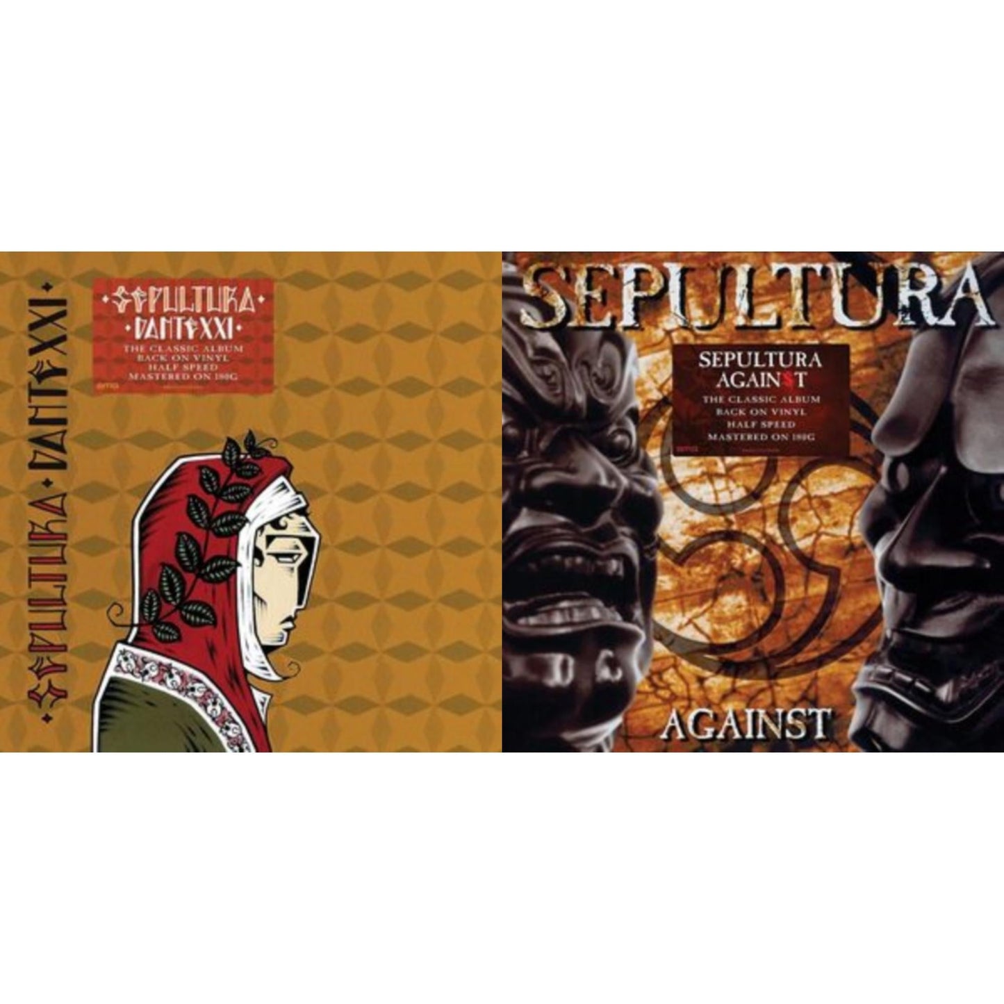 Sepultura - Dante Xxi & Against - LP Vinyl Bundle