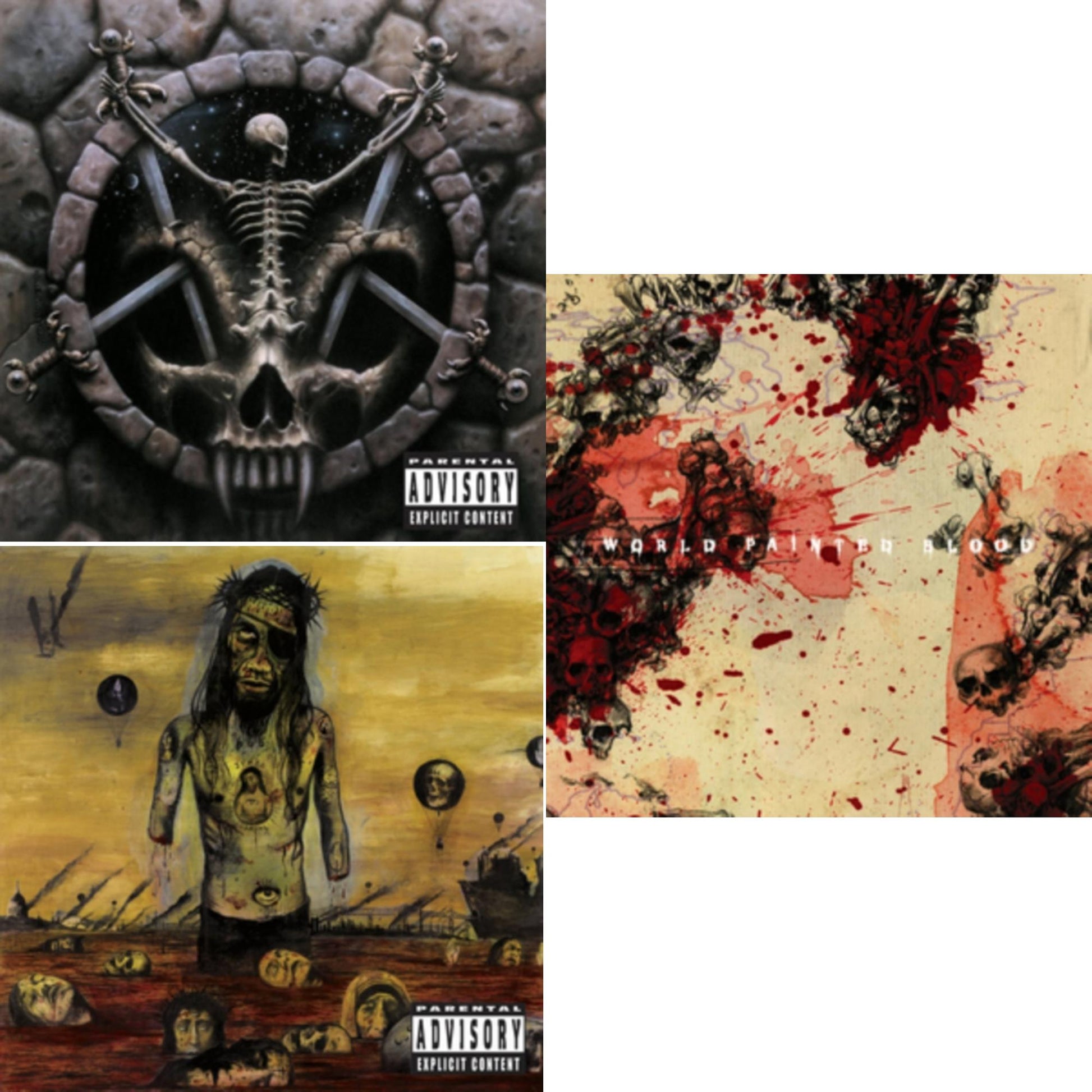 Slayer - World Painted Blood & Christ Illusion & Divine Intervention - CD Bundle