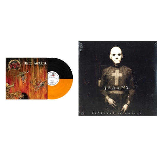 Slayer - Hell Awaits (Transparent Orange & Black Split LP Vinyl) & Diabolus In Musica