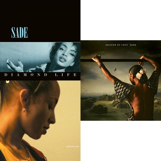 Sade - Diamond Life & Lovers Rock & Soldier Of Love - LP Vinyl Bundle