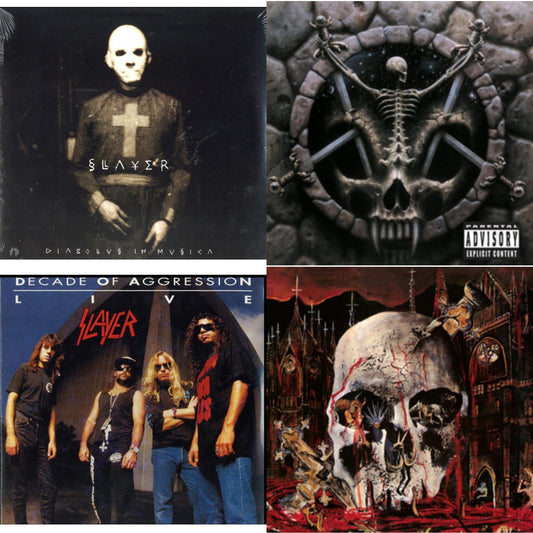 Slayer - Diabolus In Musica & Divine Intervention & Live: Decade Of Aggression & South Of Heaven - LP Vinyl Bundle