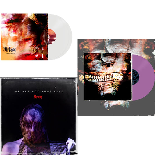 Slipknot - We Are Not Your Kind (Dl Card) & End, So Far (Clear Vinyl/2LP) & Volume 3: The Subliminal Verses (X) (Violet Vinyl/2LP)
