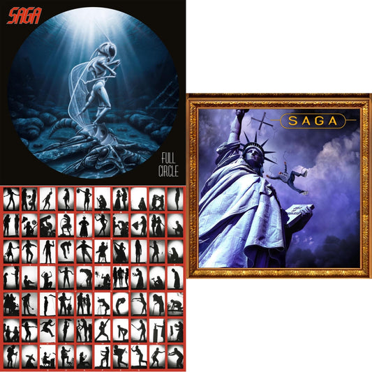 Saga - Full Circle (2021 Reissue) & Beginner's Guide To Throwing Shapes (180G/Remastered) & Generation 13 (2LP)