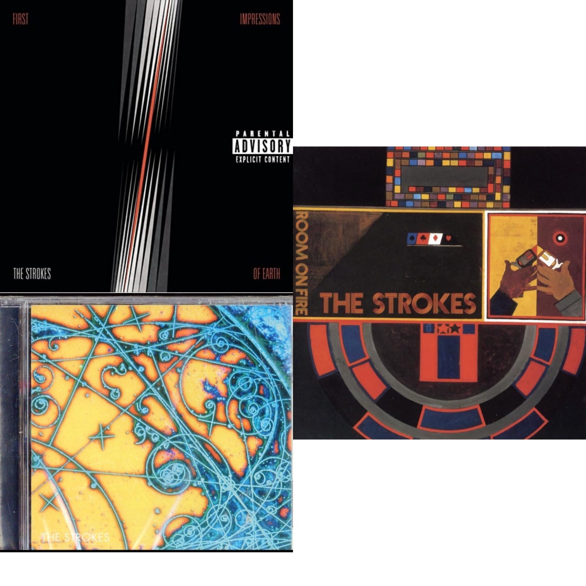 Strokes - Is This It & First Impressions Of Earth & Room On Fire - CD Bundle