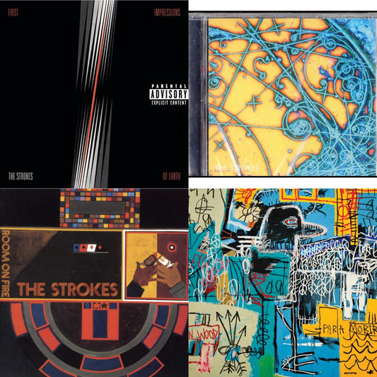 Strokes - Is This It & New Abnormal (Jewel Case/Clear Aprt O-Card With Print) & First Impressions Of Earth & Room On Fire - CD Bundle