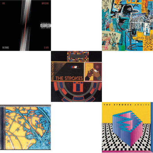 Strokes - Is This It & New Abnormal (Jewel Case/Clear Aprt O-Card With Print) & First Impressions Of Earth & Angles & Room On Fire - CD Bundle