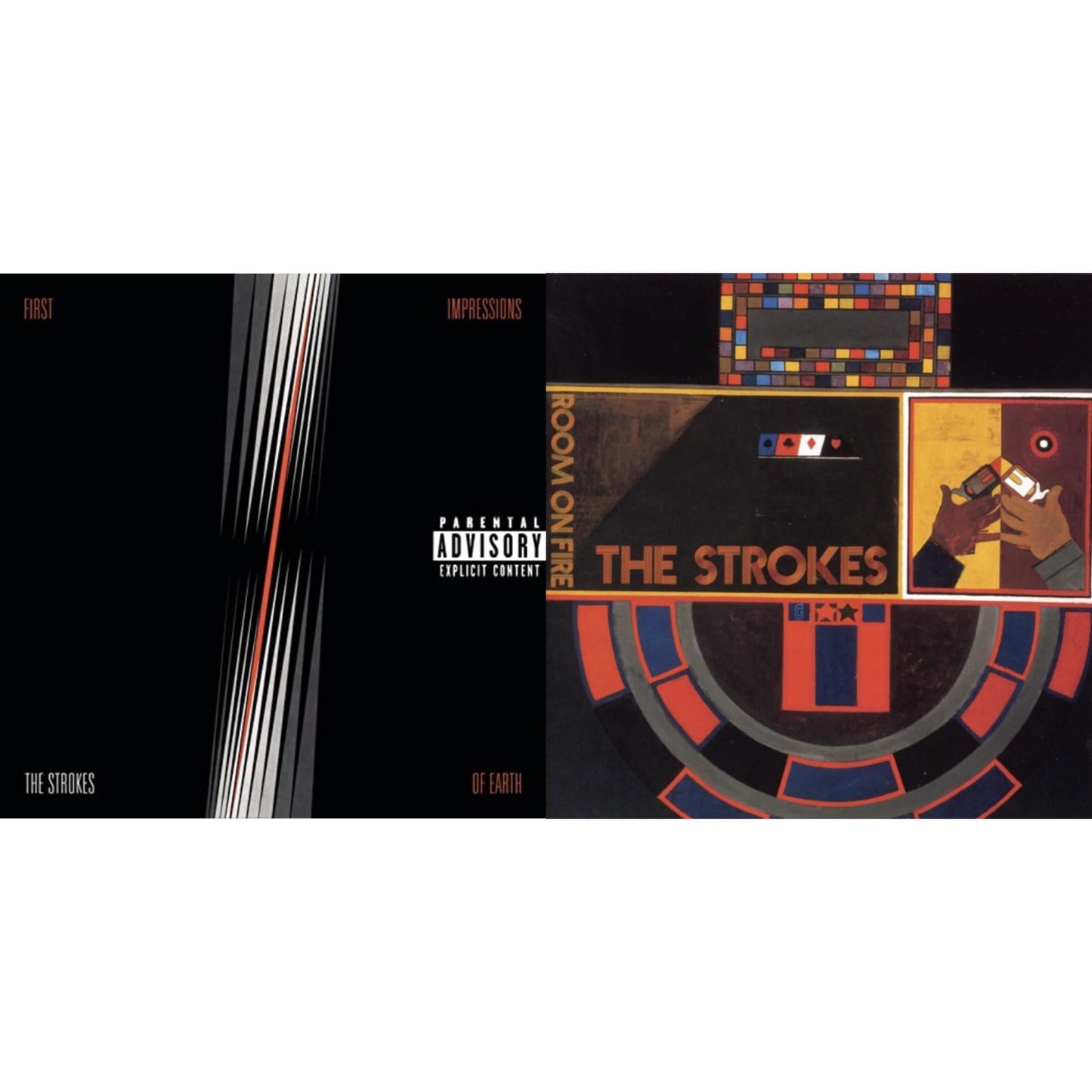 Strokes - First Impressions Of Earth & Room On Fire - CD Bundle