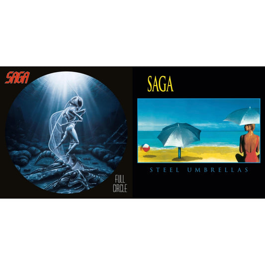 Saga - Steel Umbrellas & Full Circle (2021 Reissue) - LP Vinyl Bundle