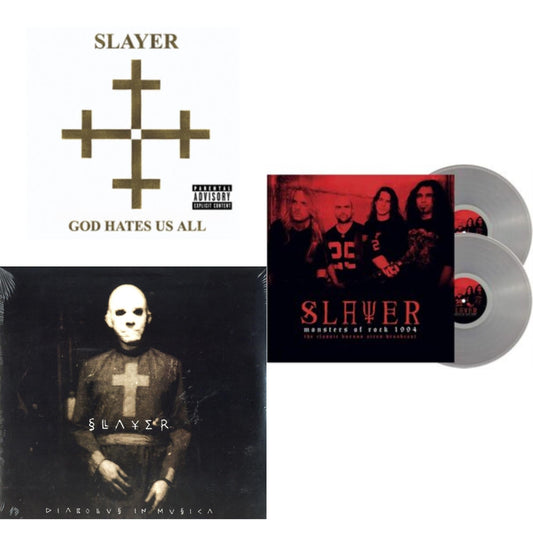 Slayer - Diabolus In Musica & God Hates Us All & Monsters Of Rock 1994 (2LP/140G/Clear Vinyl)