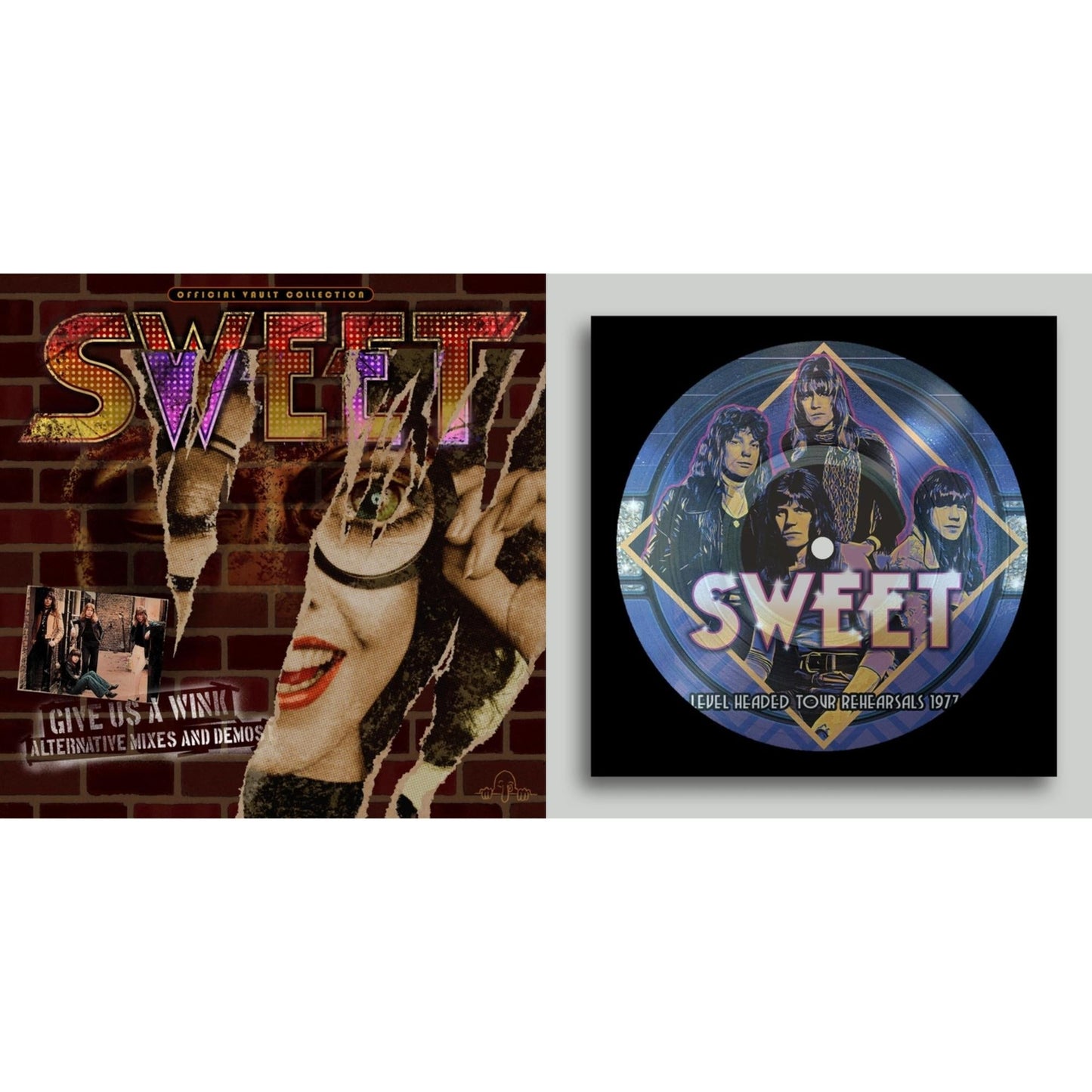 Sweet - Level Headed Tour Rehearsals 1977 (Picture Disc) & Give Us A Wink (Alt. Mixes & Demos) (2LP) (Rsd)