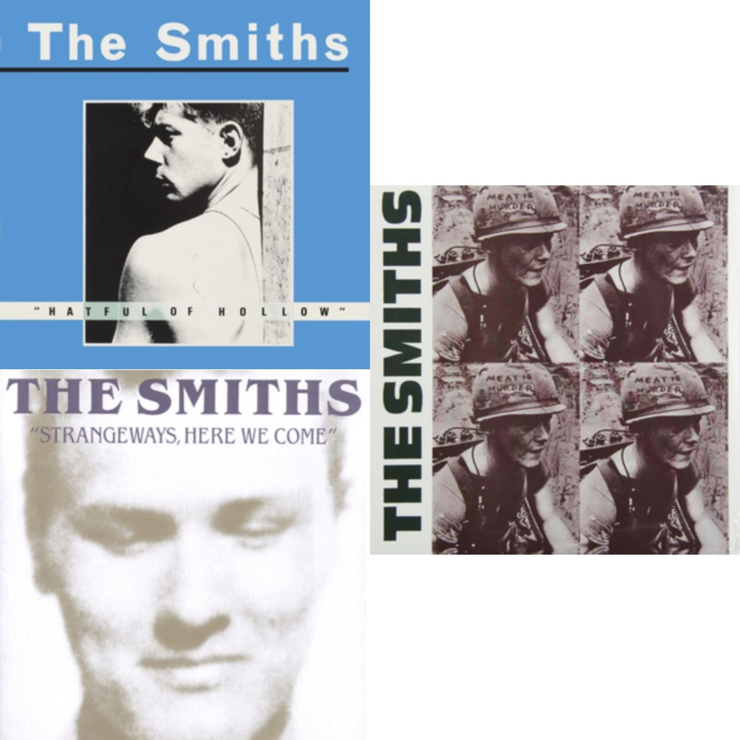 Smiths - Meat Is Murder & Strangeways, Here We Come & Hatful Of Hollow - LP Vinyl Bundle