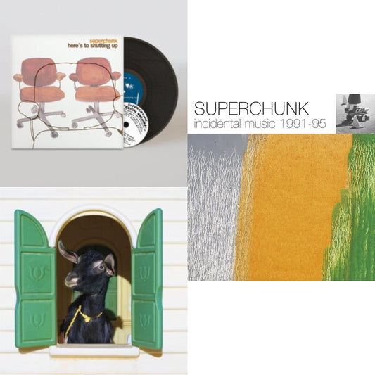 Superchunk - Incidental Music: 1991 - 1995 (Reissue/2LP/1-Green/2-Orange Vinyl) & Here's To Shutting Up (LP/CD/Dl Card) & Wild Loneliness