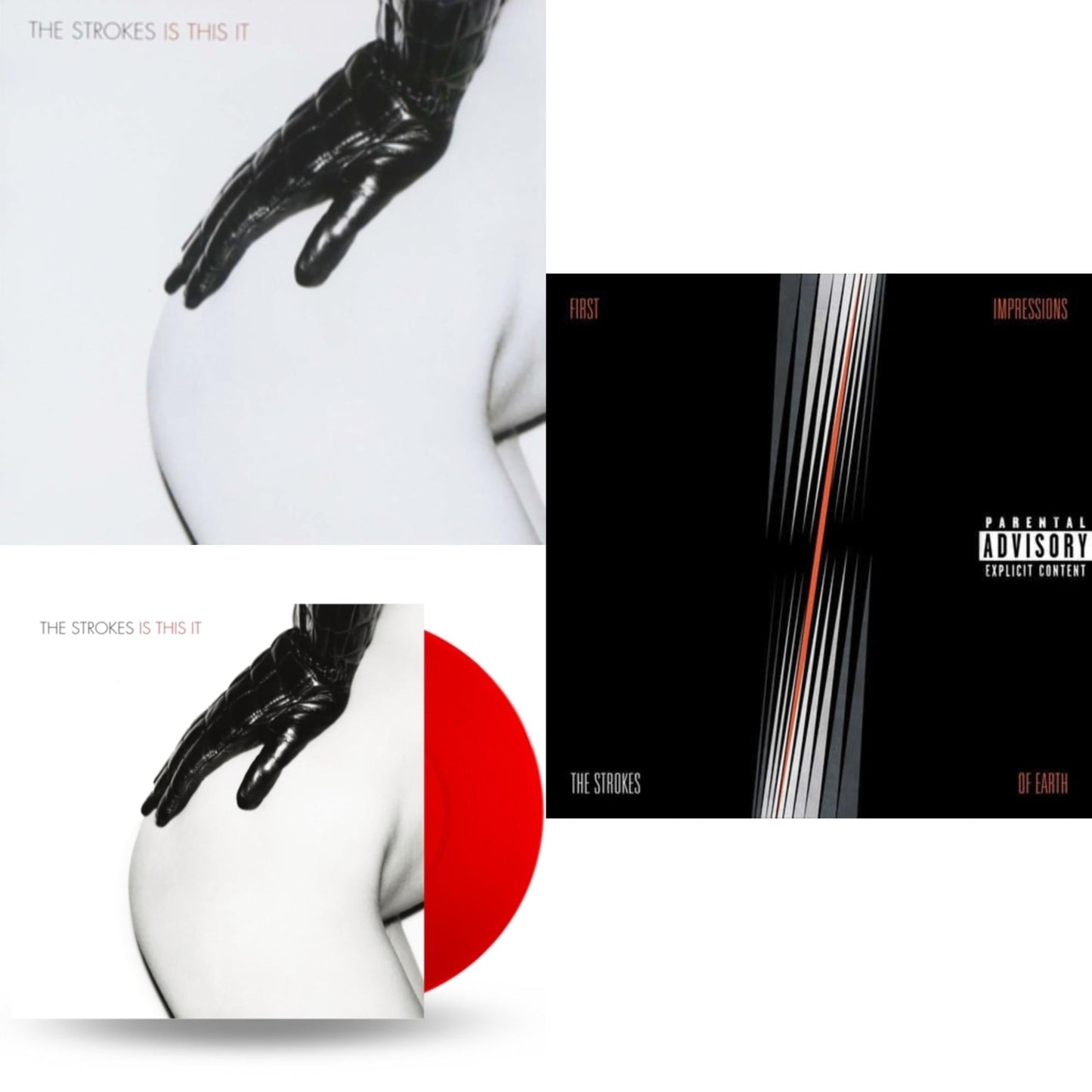 Strokes - Is This It & Is This It (Red LP Vinyl) & First Impressions Of Earth