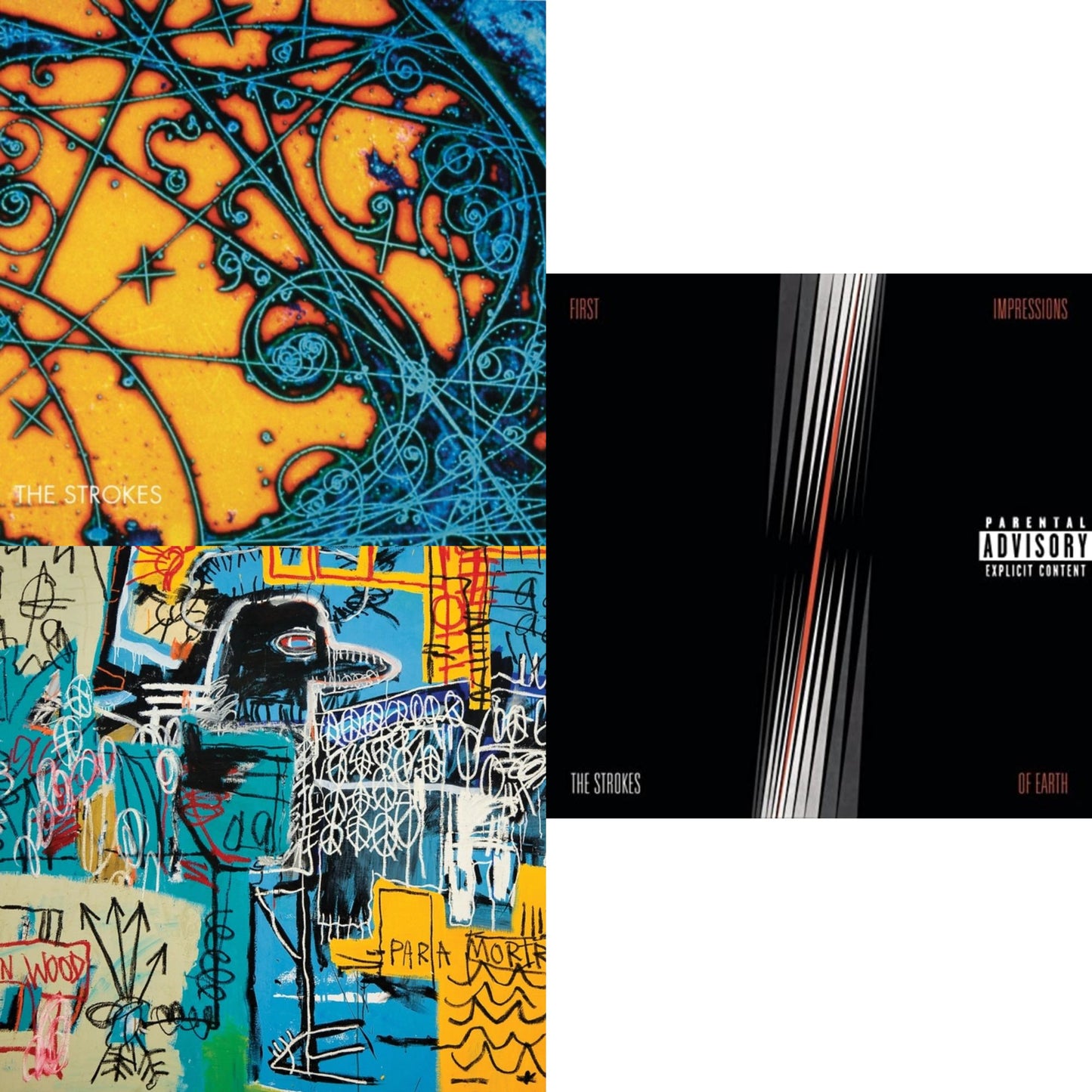 Strokes - Is This It & New Abnormal (Jewel Case/Clear Aprt O-Card With Print) & First Impressions Of Earth - CD Bundle