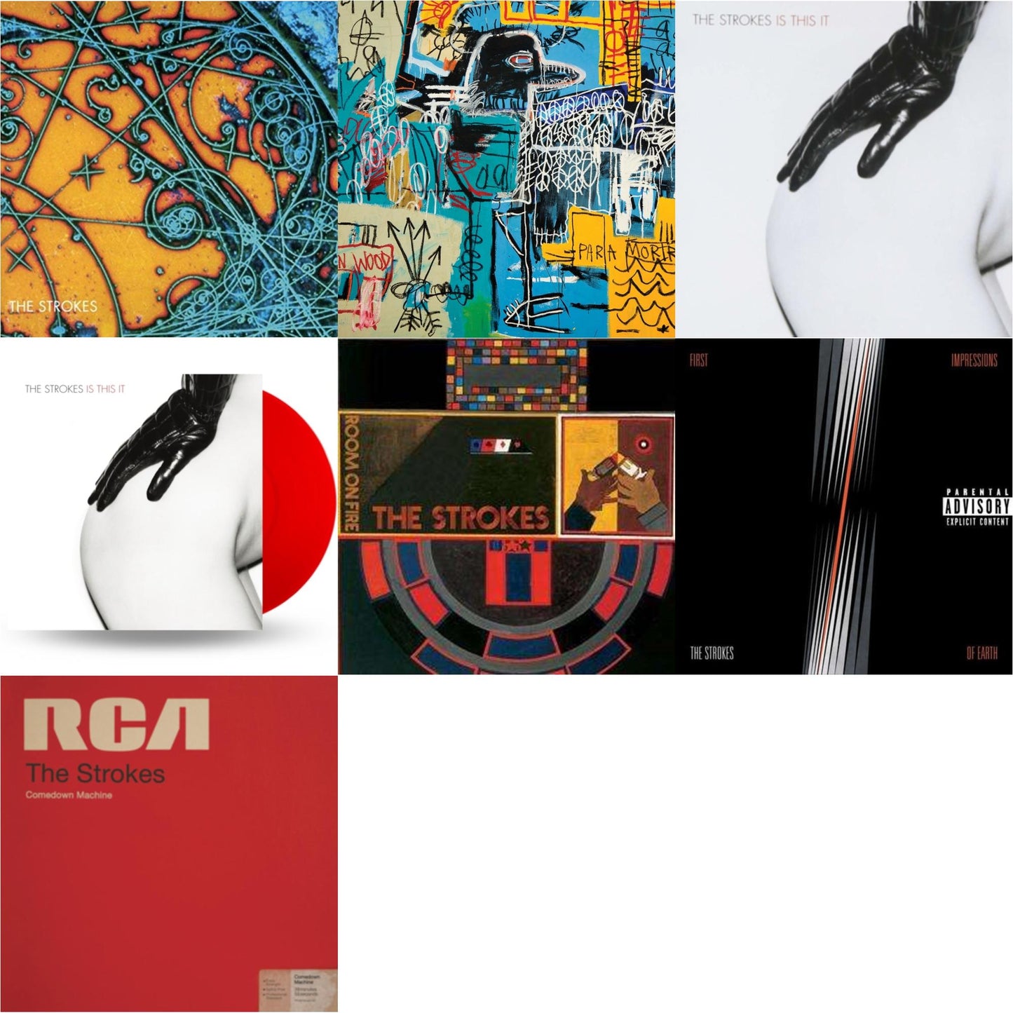 Strokes - Is This It & New Abnormal (180G/Clear Apet Slipcase/Dl Insert) & Is This It & Is This It (Red LP Vinyl) & Room On Fire & First Impressions Of Earth & Comedown Machine