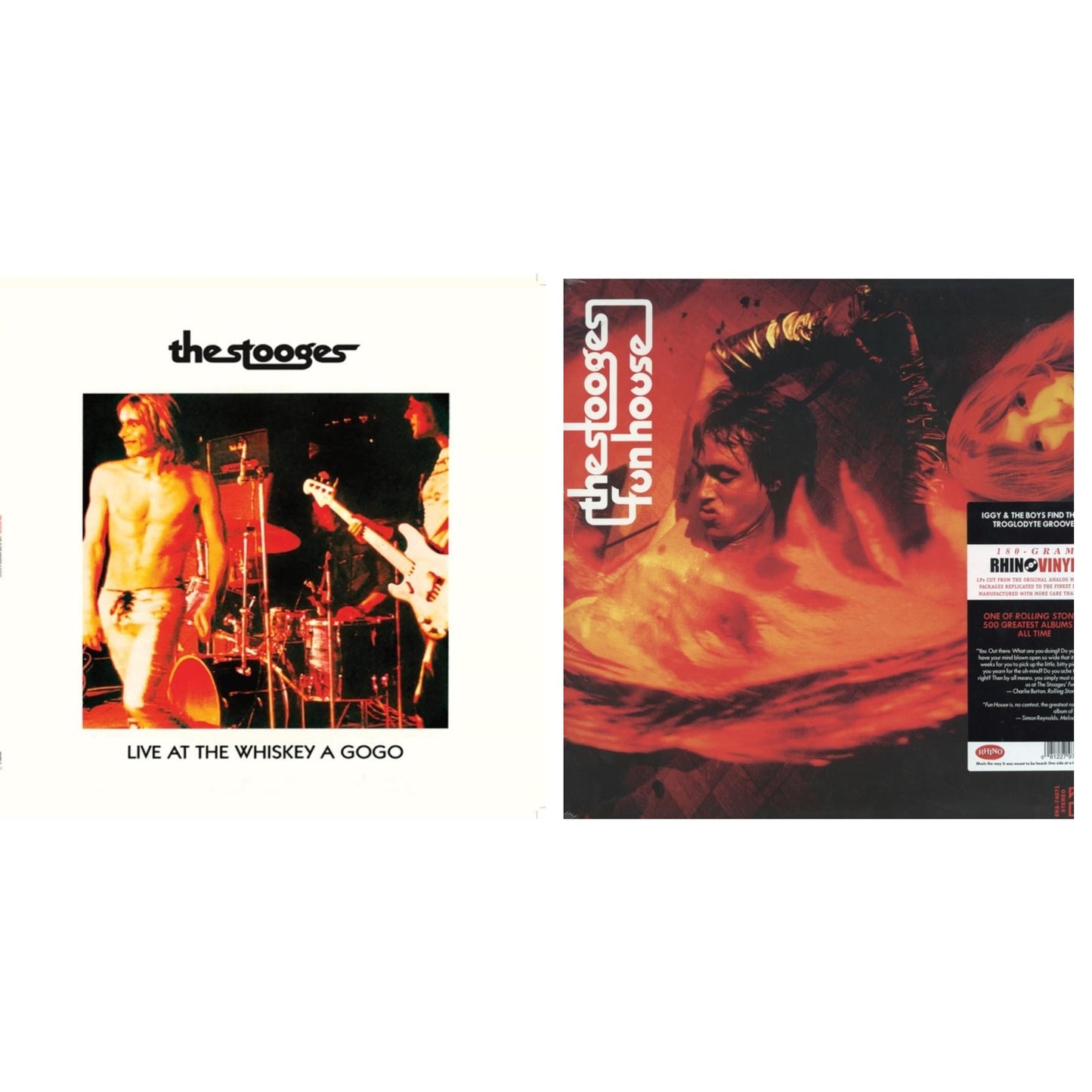 Stooges - Fun House & Live At Whiskey A Gogo (White LP Vinyl)