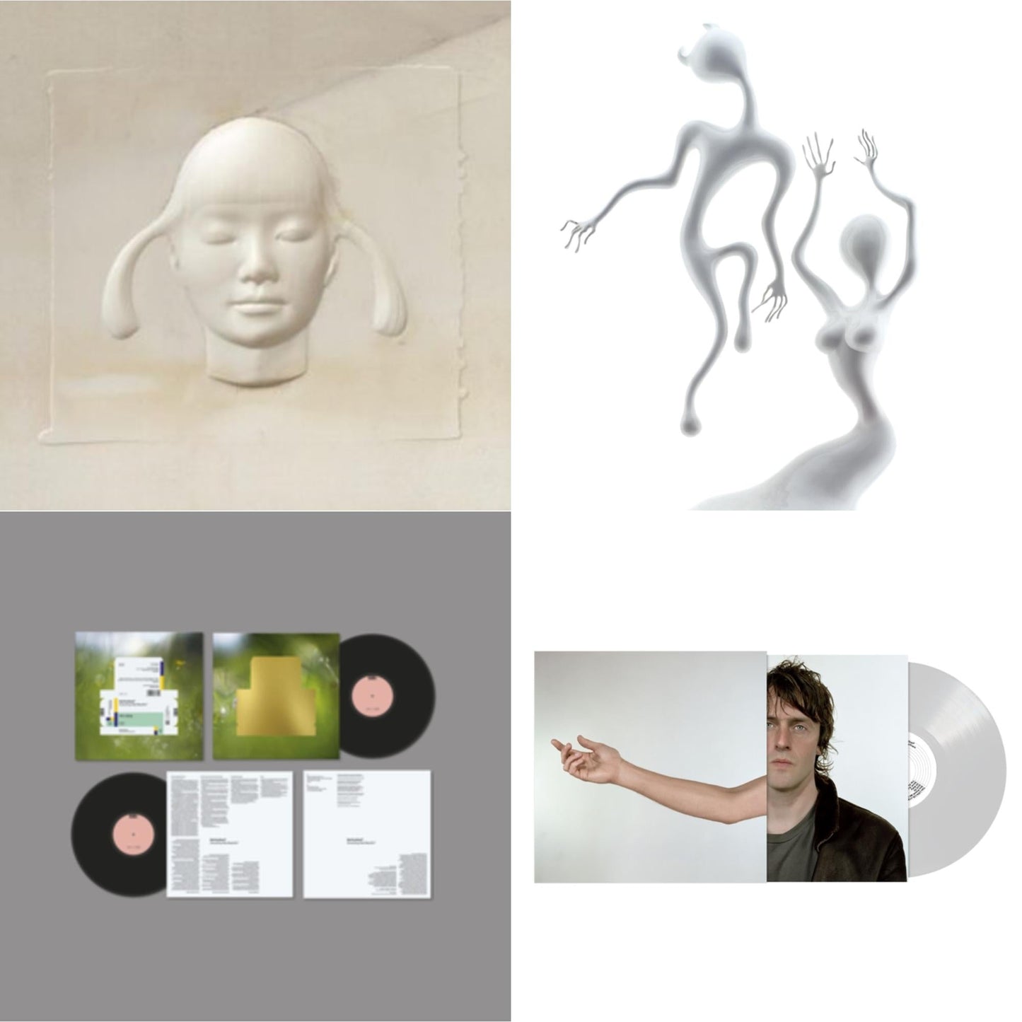 Spiritualized - Let It Come Down (Cream LP Vinyl) & Lazer Guided Melodies (White LP Vinyl) (I) & Everything Was Beautiful & Amazing Grace (Dove Gray LP Vinyl)