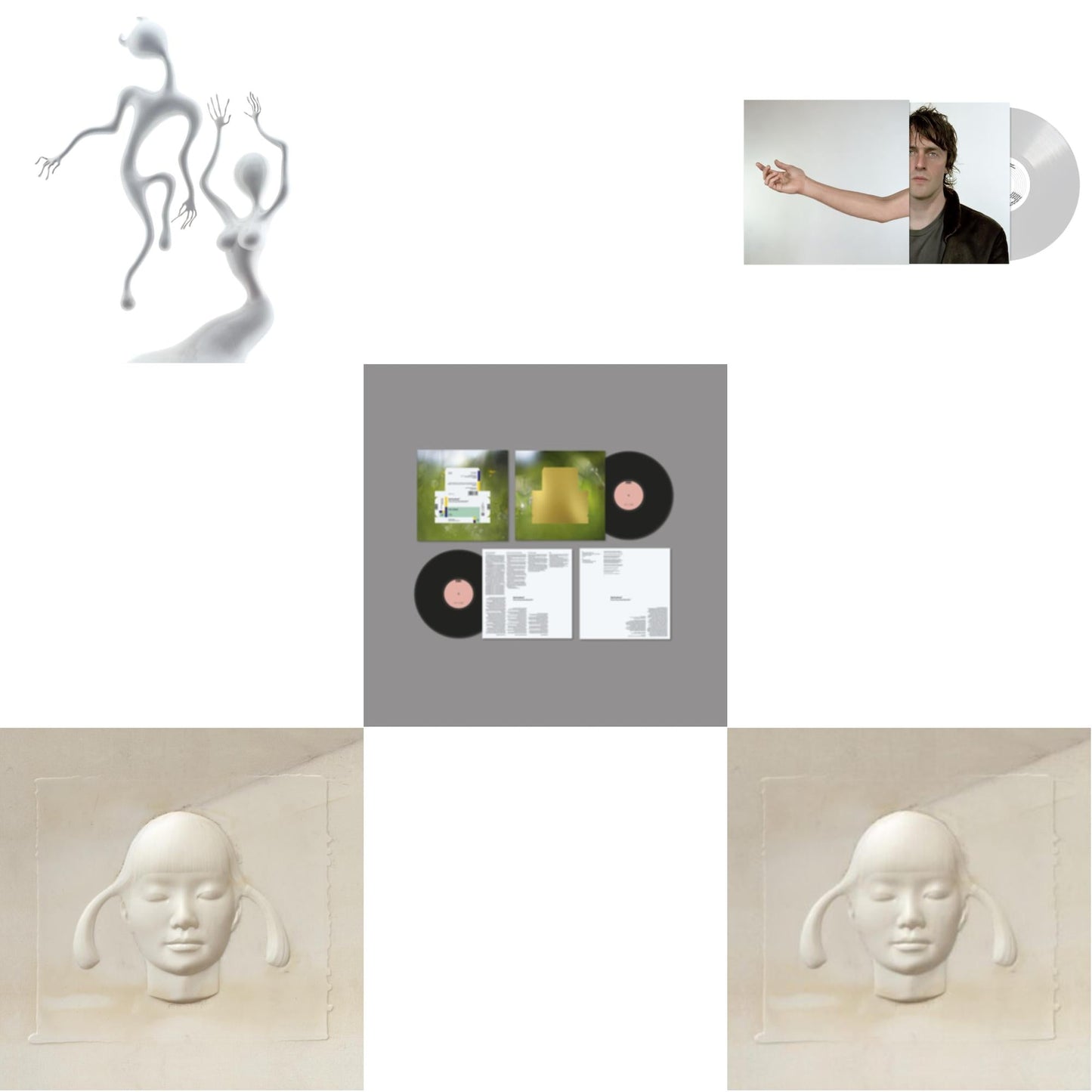 Spiritualized - Lazer Guided Melodies (White LP Vinyl) (I) & Let It Come Down & Everything Was Beautiful & Amazing Grace (Dove Gray LP Vinyl) & Let It Come Down (Cream LP Vinyl)