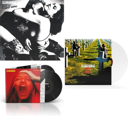 Scorpions - Taken By Force (180G/White LP Vinyl) & Rock Believer (Deluxe/180G/2LP/Limited) & Love At First Sting