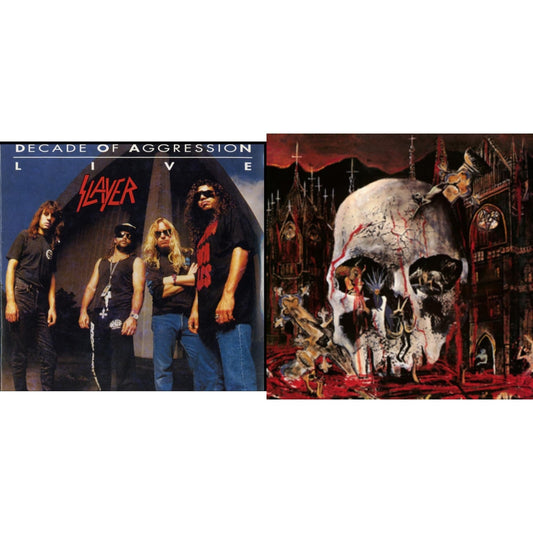 Slayer - Live: Decade Of Aggression & South Of Heaven - LP Vinyl Bundle