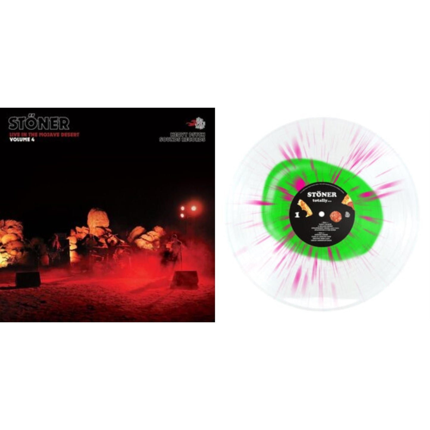Stoner - Live In The Mojave Desert: Volume 4 & Totally... (Color In Color Splatter LP Vinyl)