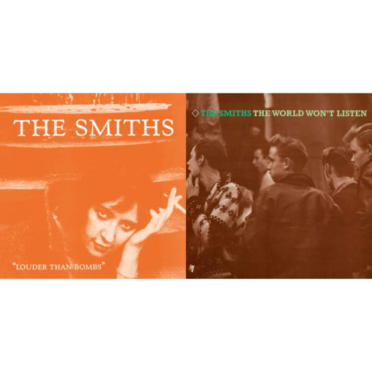 Smiths - Louder Than Bombs (180G/Remastered) & World Won't Listen (180G/Remastered) - LP Vinyl Bundle