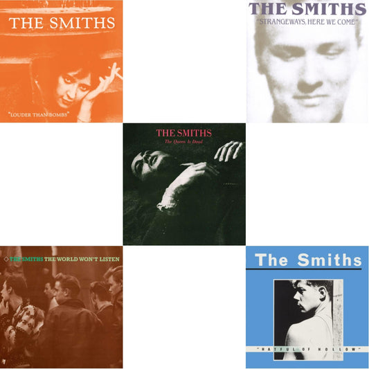 Smiths - Louder Than Bombs (180G/Remastered) & Strangeways, Here We Come & World Won't Listen (180G/Remastered) & Hatful Of Hollow & Queen Is Dead - LP Vinyl Bundle