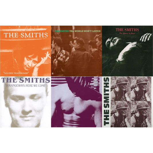 Smiths - Louder Than Bombs (180G/Remastered) & Meat Is Murder & Strangeways, Here We Come & Smiths & World Won't Listen (180G/Remastered) & Queen Is Dead - LP Vinyl Bundle