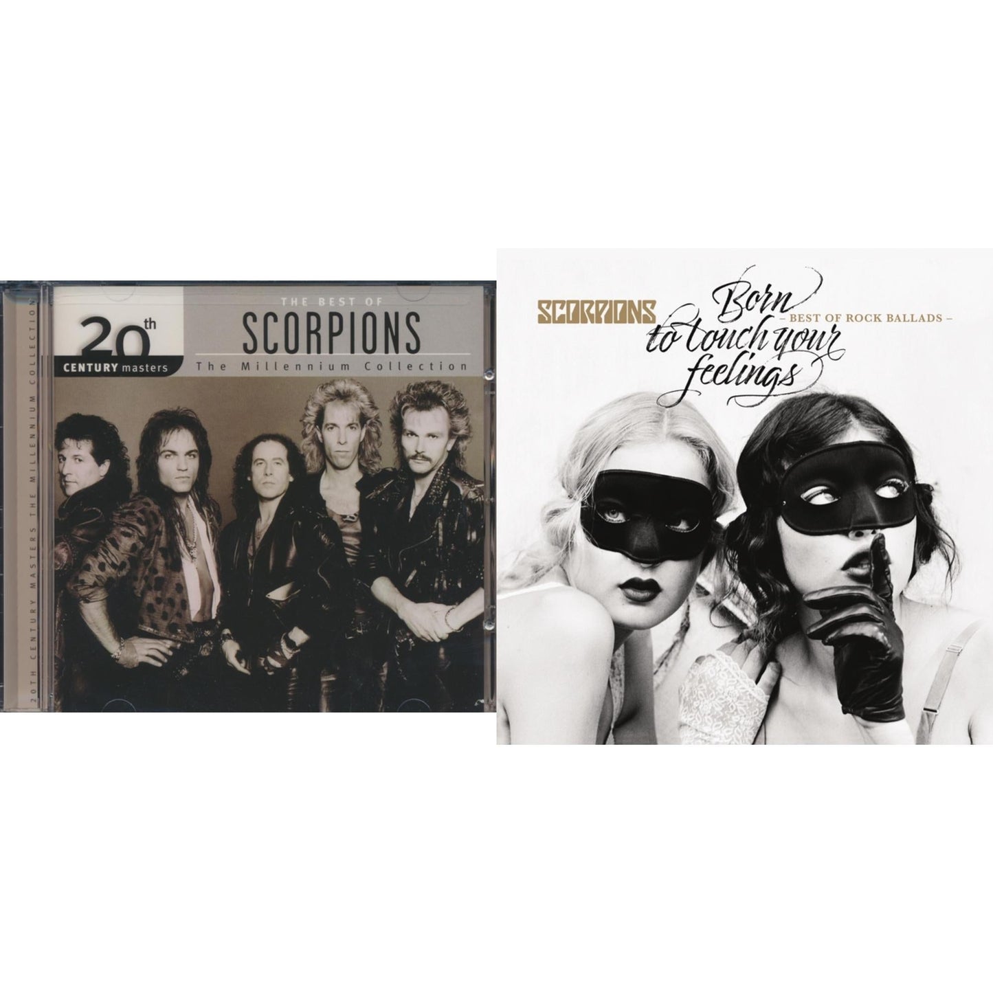 Scorpions - Millennium Collection: 20Th Century Masters & Born To Touch Your Feelings: Best Of Rock Ballads - CD Bundle