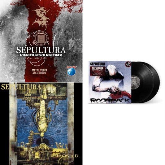 Sepultura - Chaos A.D. (Expanded Edition/2LP) & Metal Veins - Alive At Rock In Rio (Limited/2LP) & Roorback