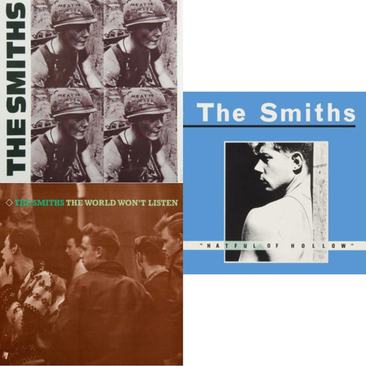Smiths - Meat Is Murder & World Won't Listen (180G/Remastered) & Hatful Of Hollow - LP Vinyl Bundle