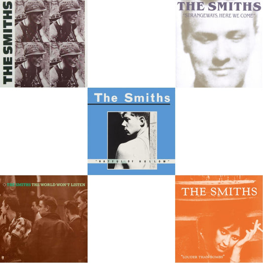 Smiths - Louder Than Bombs (180G/Remastered) & Meat Is Murder & Strangeways, Here We Come & World Won't Listen (180G/Remastered) & Hatful Of Hollow - LP Vinyl Bundle