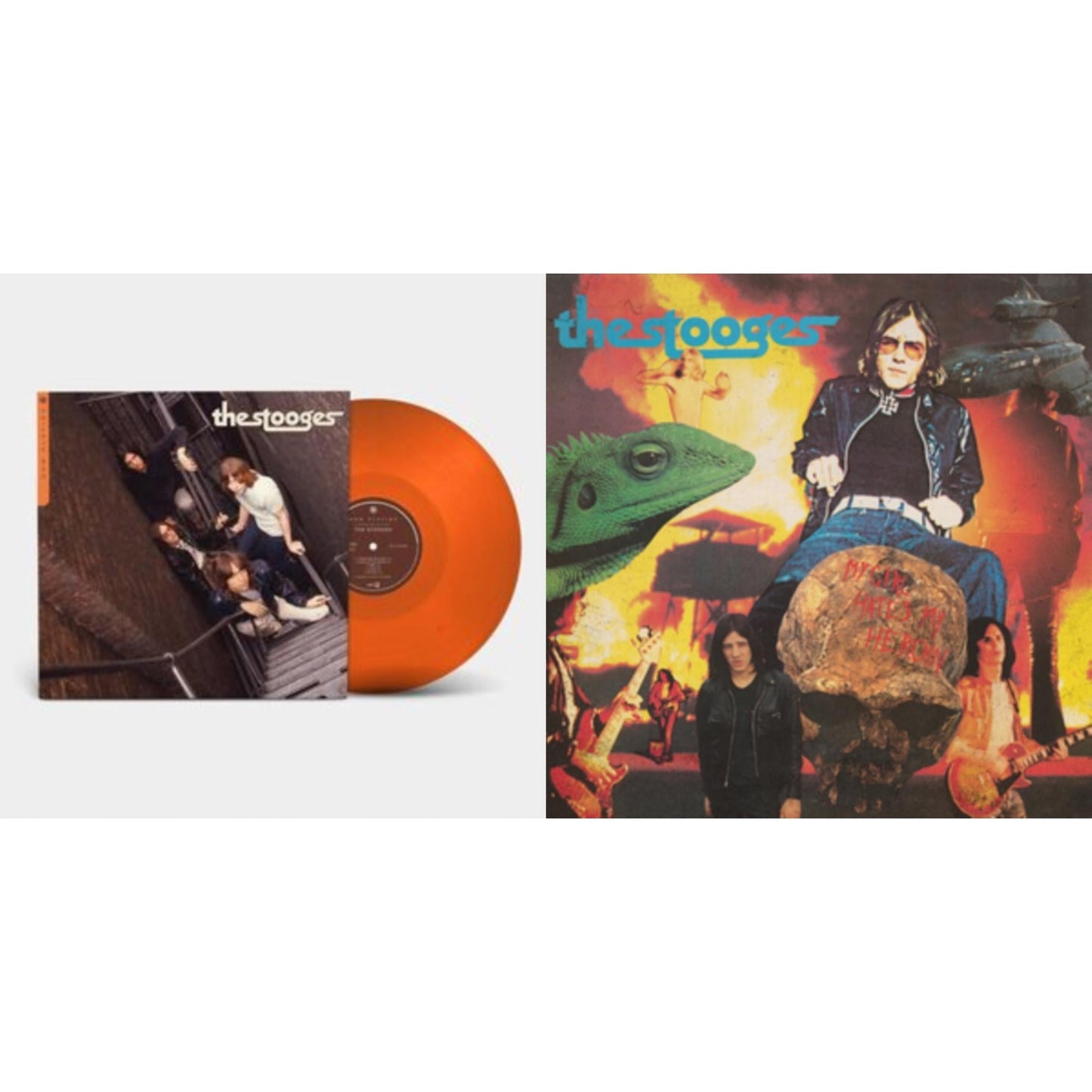 Stooges - My Girl Hates My Heroin (Splatter LP Vinyl) & Now Playing (Orange LP Vinyl)