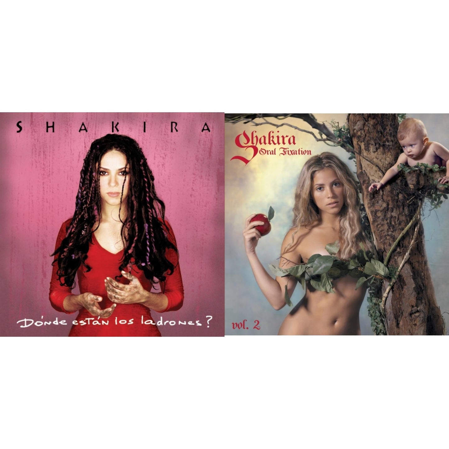 Shakira - Donde Estan Los Ladrones & Oral Fixation Vol.2 - CD Bundle