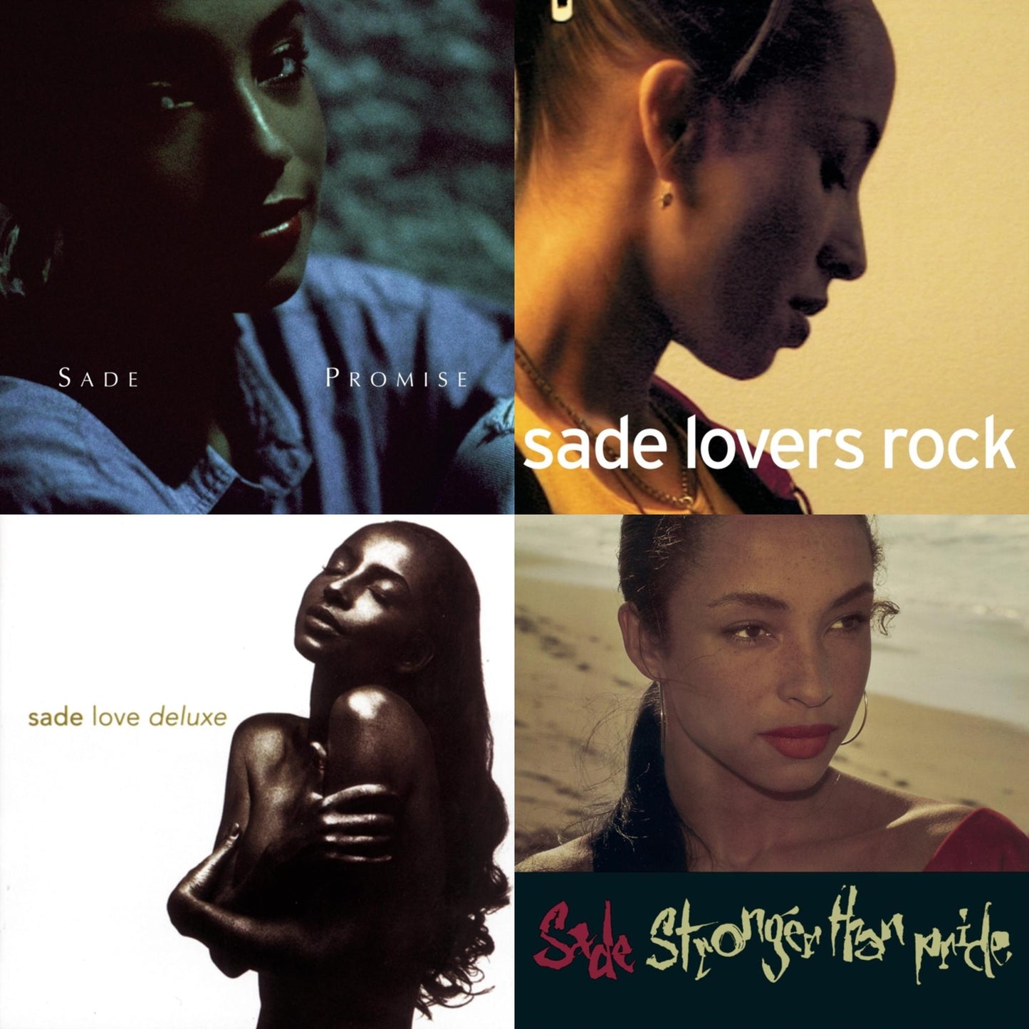Sade - Love Deluxe & Lovers Rock & Promise & Stronger Than Pride - CD Bundle