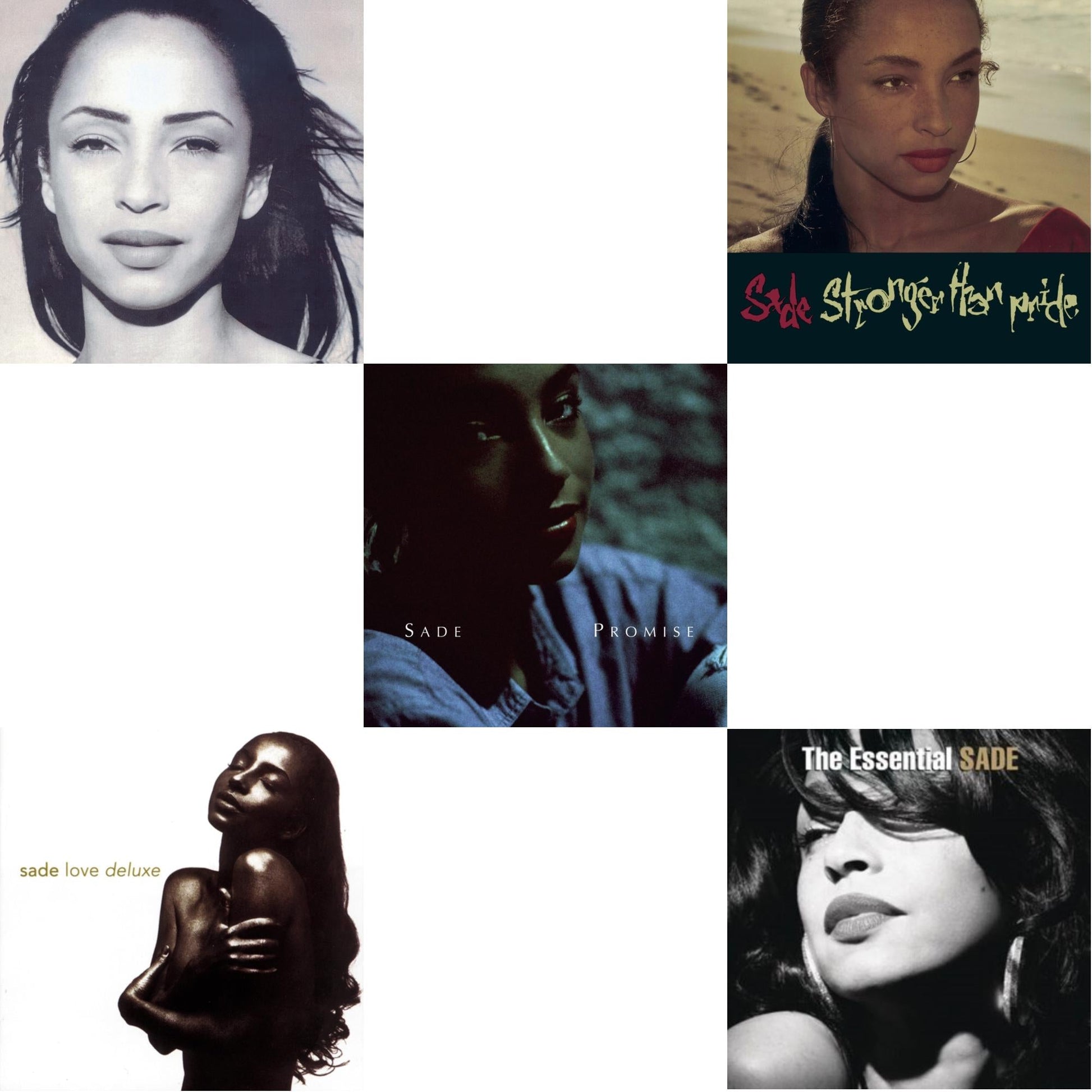 Sade - Best Of Sade & Love Deluxe & Promise & Stronger Than Pride & Essential Sade - CD Bundle