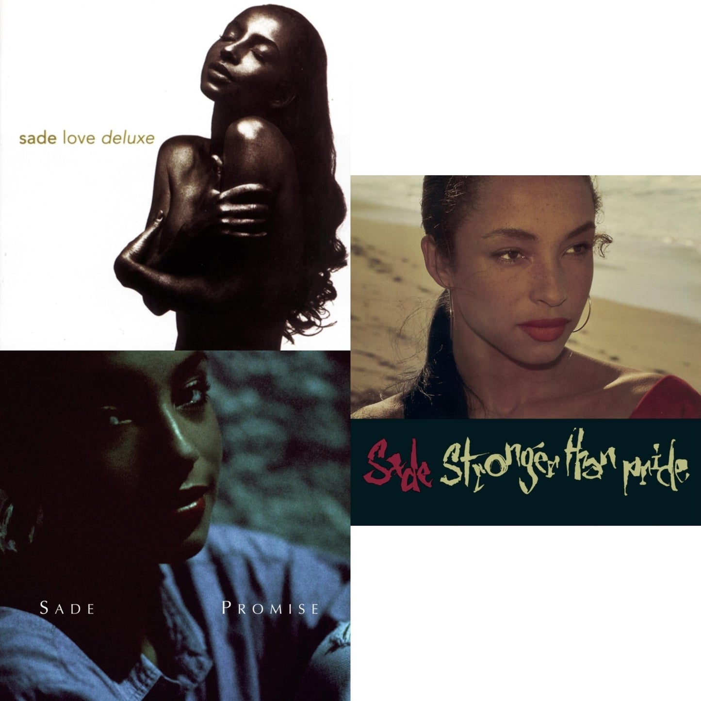 Sade - Love Deluxe & Promise & Stronger Than Pride - CD Bundle