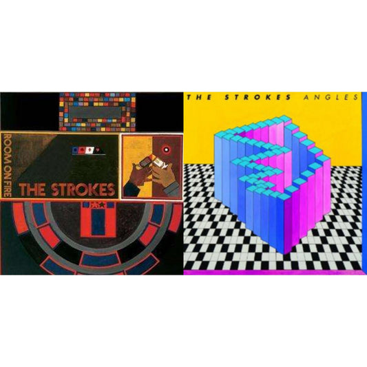 Strokes - Room On Fire & Angles (Gatefold) - LP Vinyl Bundle