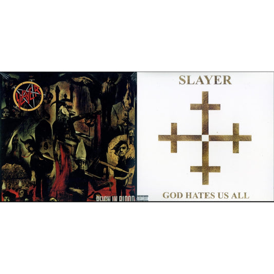Slayer - God Hates Us All & Reign In Blood - LP Vinyl Bundle