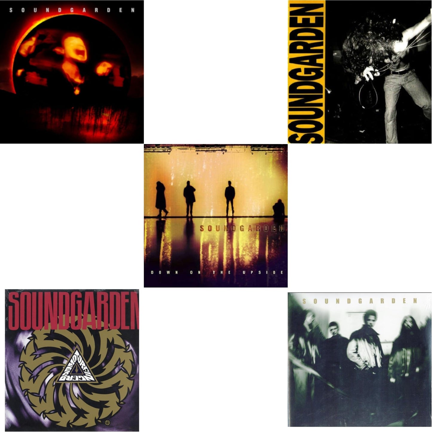 Soundgarden - Superunknown & Louder Than Love & Down On The Upside (2LP) & Badmotorfinger & A-Sides (2 LP)