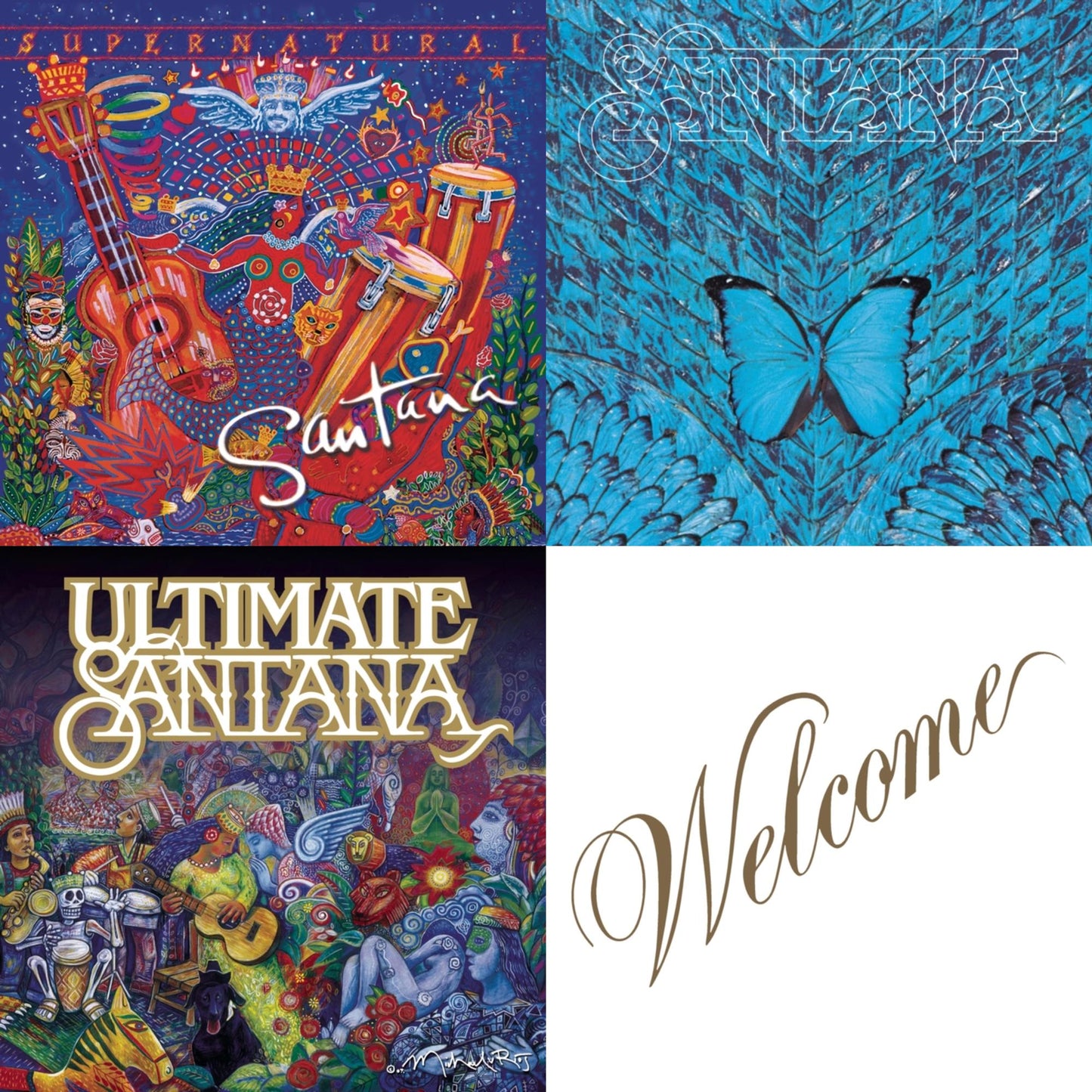 Santana - Ultimate Santana & Welcome & Borboletta & Supernatural - CD Bundle