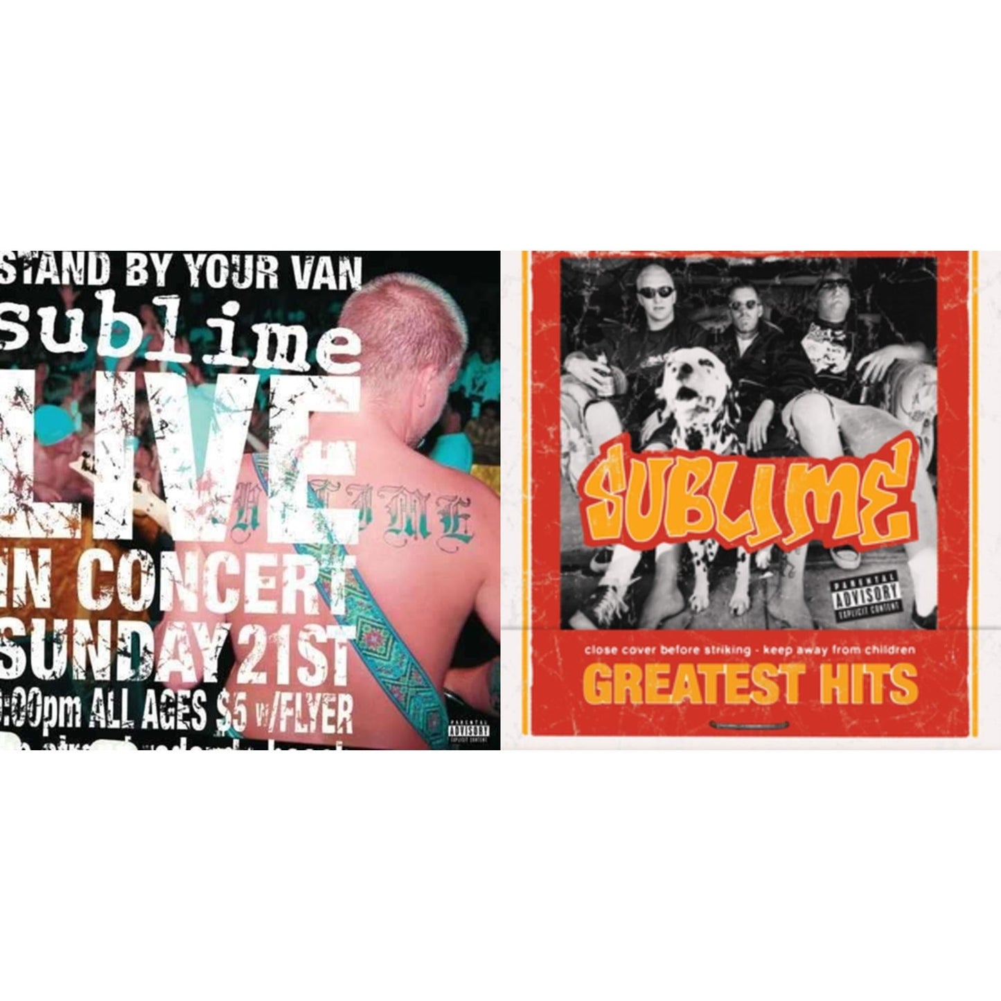 Sublime - Stand By Your Van & Greatest Hits (X) - LP Vinyl Bundle