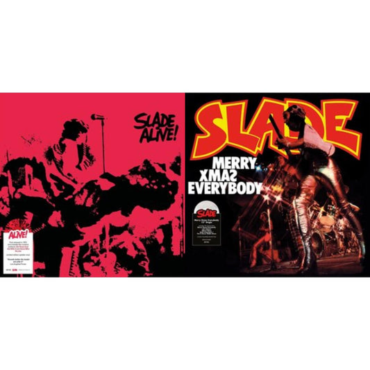 Slade - Slade Alive! (Red & Black Splatter LP Vinyl/Limited Edition) & Merry Xmas Everybody