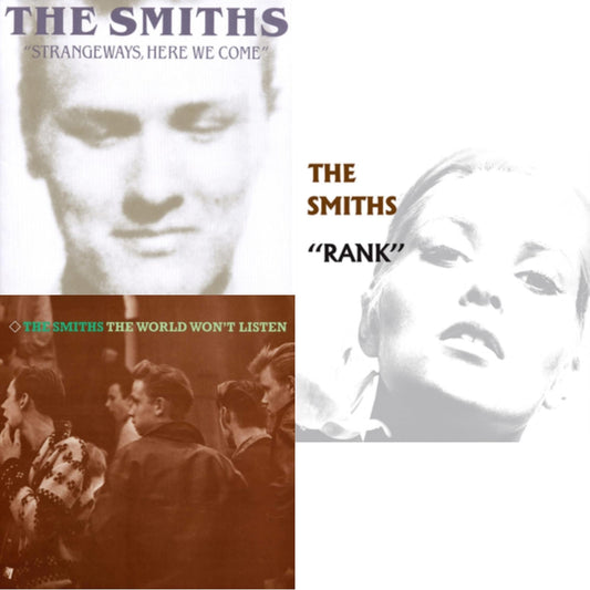 Smiths - Strangeways, Here We Come & World Won't Listen (180G/Remastered) & Rank (180G/Remastered) - LP Vinyl Bundle