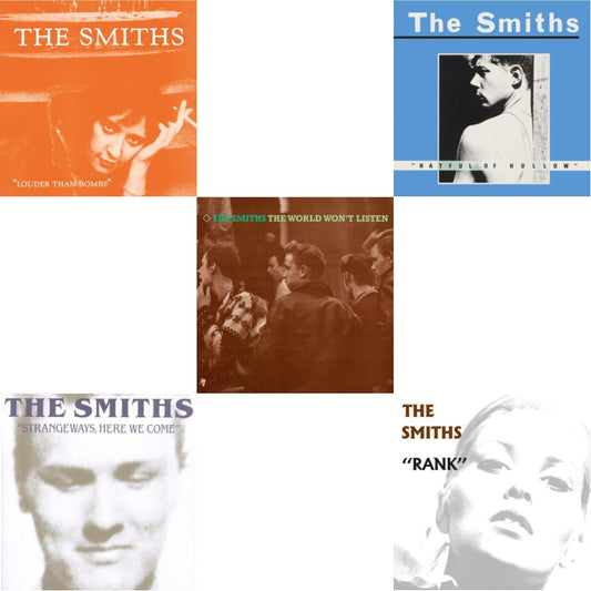 Smiths - Louder Than Bombs (180G/Remastered) & Strangeways, Here We Come & World Won't Listen (180G/Remastered) & Hatful Of Hollow & Rank (180G/Remastered) - LP Vinyl Bundle