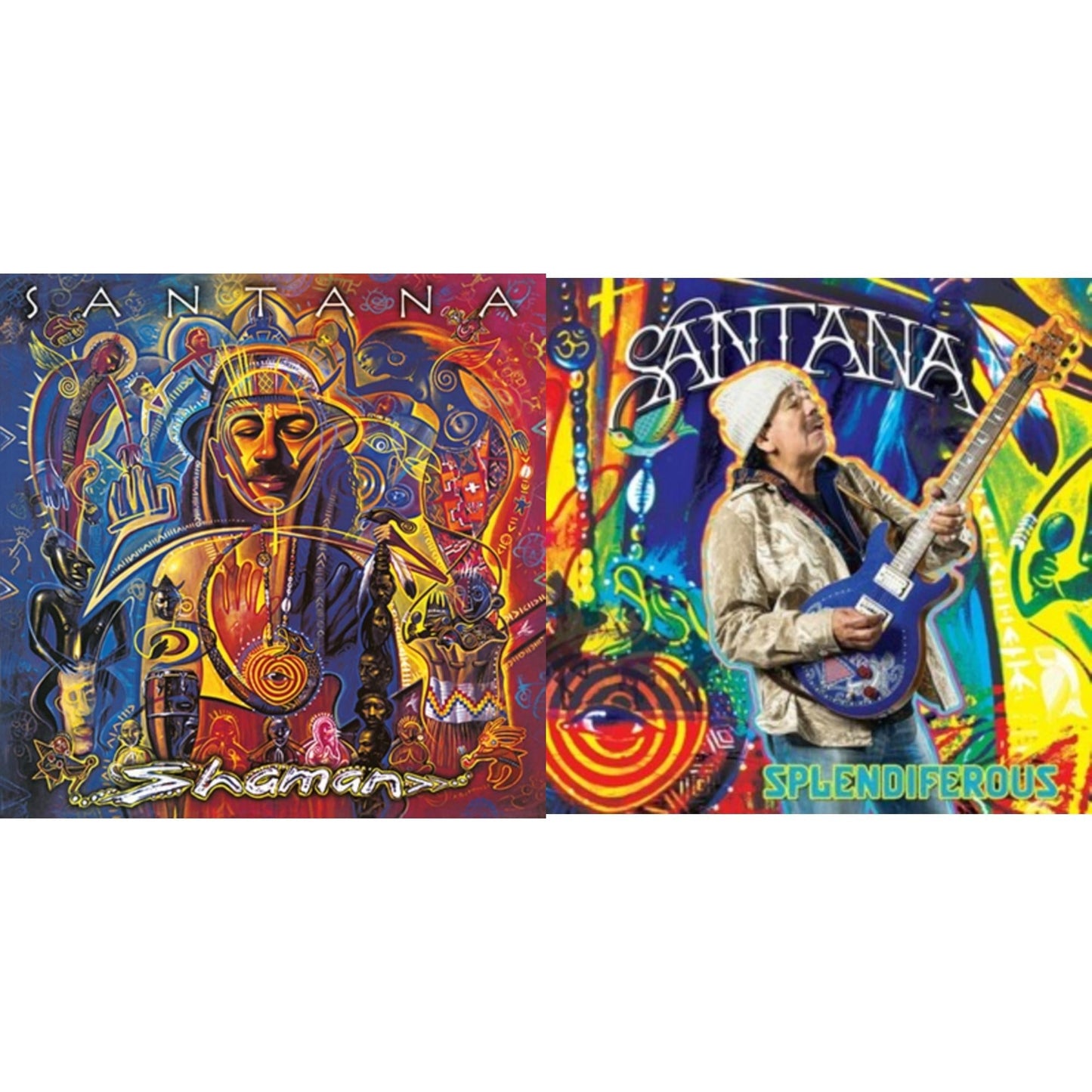 Santana - Shaman ( Translucent Purple Vinyl/180G/2LP) & Splendiferous (2LP/150G)