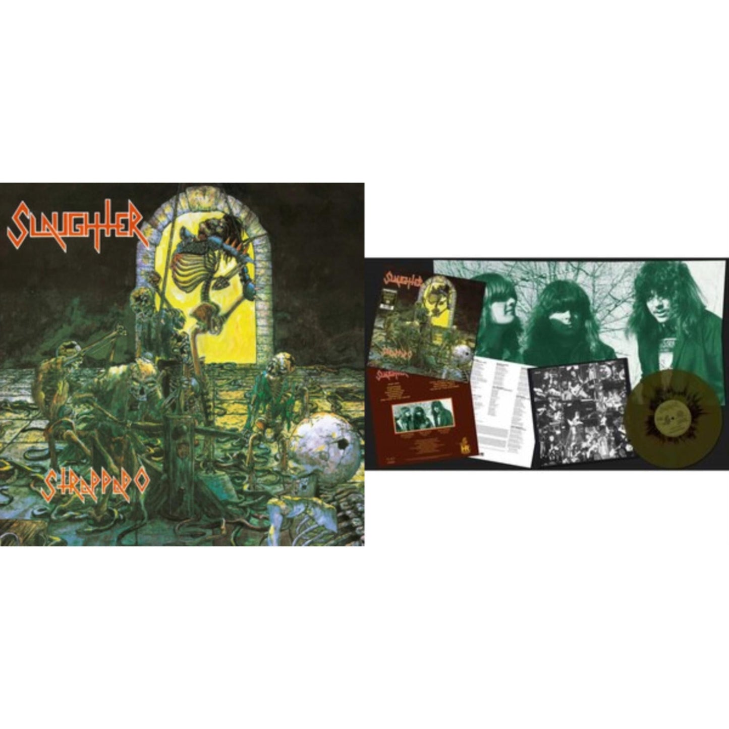 Slaughter - Strappado (Splatter LP Vinyl) & Strappado (Swamp Green LP Vinyl)