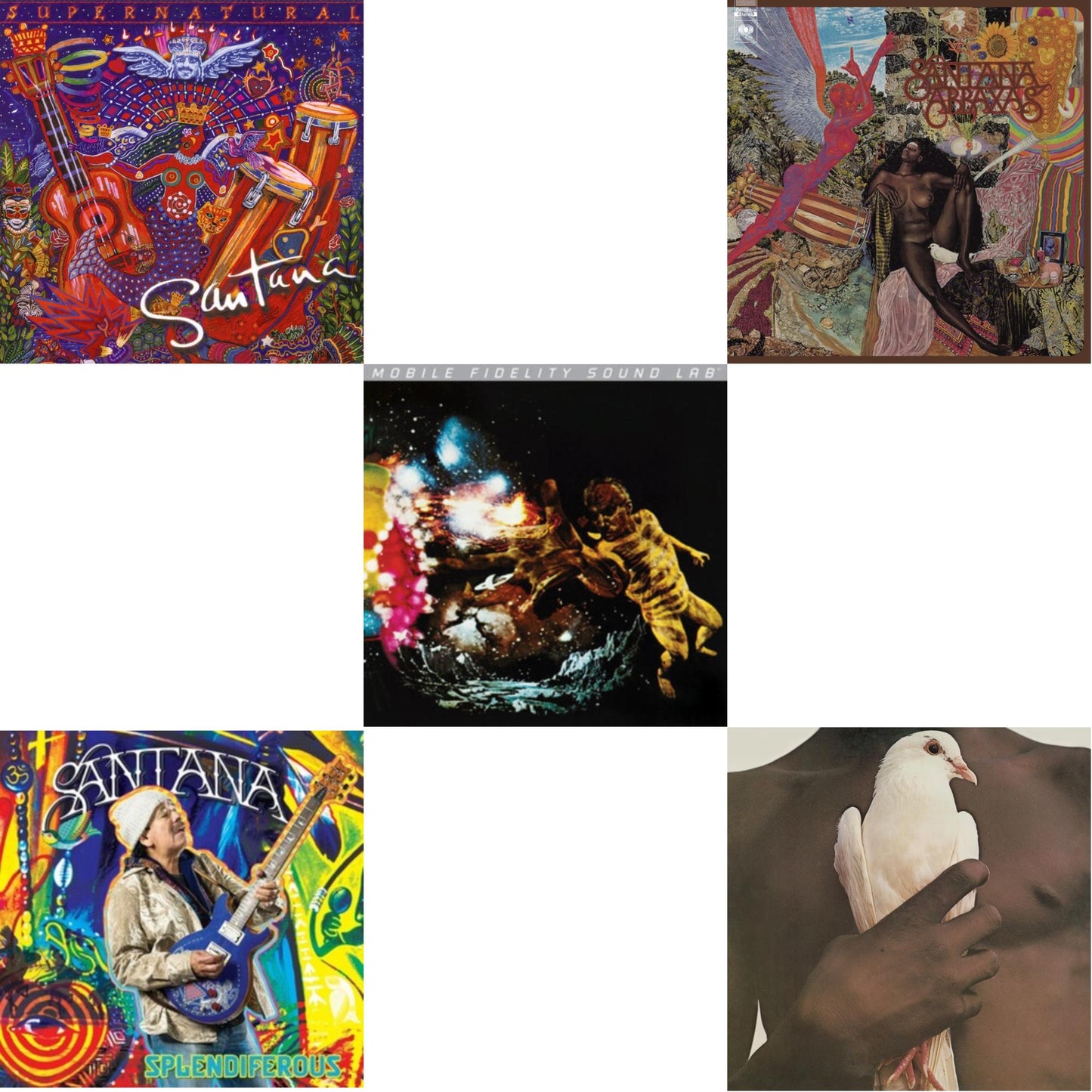 Santana - Supernatural (2LP/150G) & Splendiferous (2LP/150G) & Santana Iii & Abraxas & Greatest Hits (1974) (150G/Dl Card)